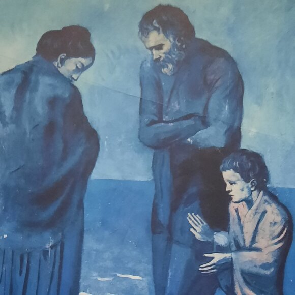 Art Print, "The Tragedy" by Pablo Picasso - Picture 2 of 3